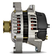 Universal Rotating Components Image of an alternator